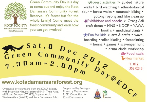 Green Community Day flyer slider Green Community Day@KDCF